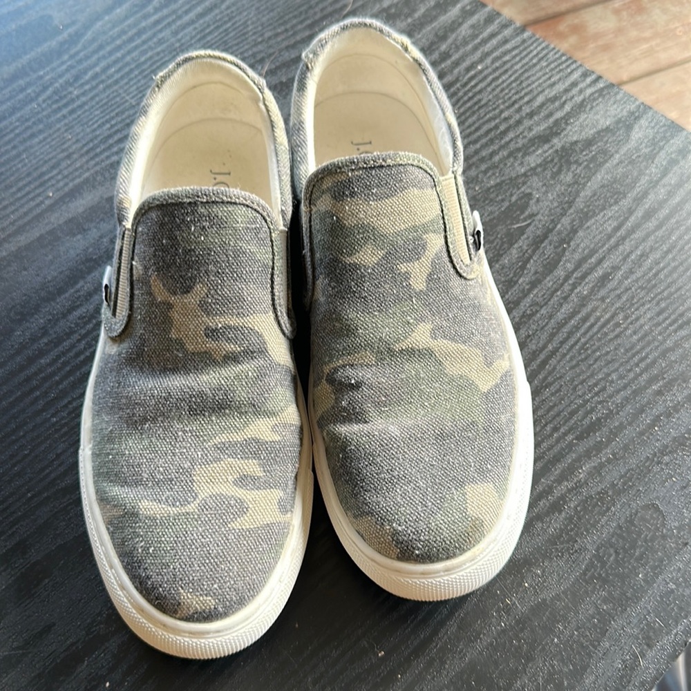 Womens J Crew Camo Shoes